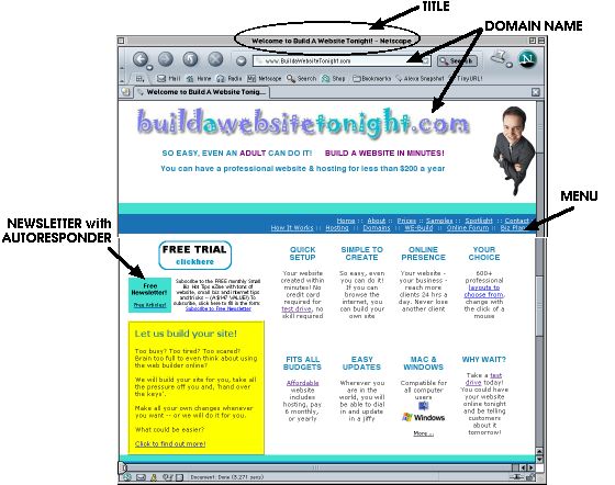 Snapshot of BuildAWebsiteTonight.com